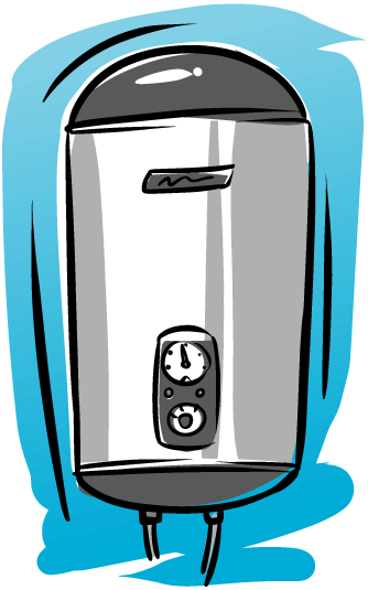 Tankless Water Heater Illustration