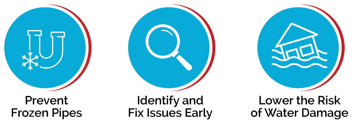 Prevent Frozen Pipes | Identify and Fix Issues Early | Lower the Risk of Water Damage
